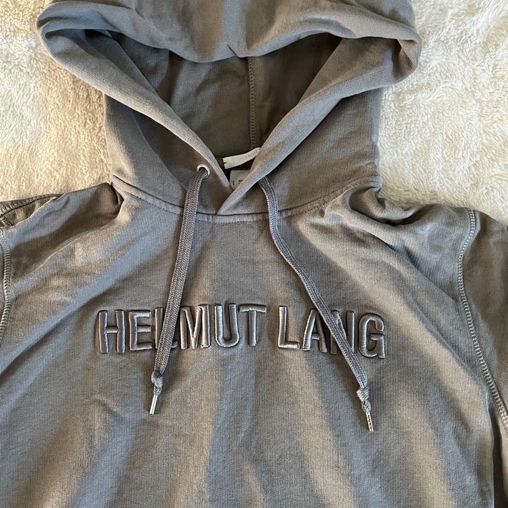 Helmut Lang Grey Hoodie